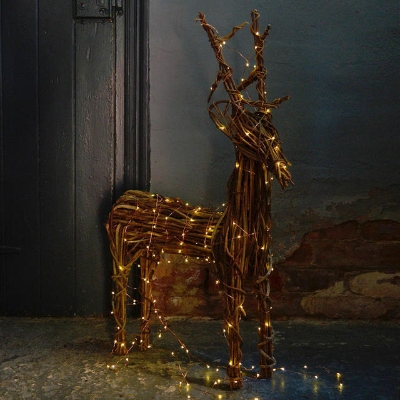 7ft Rattan Reindeer