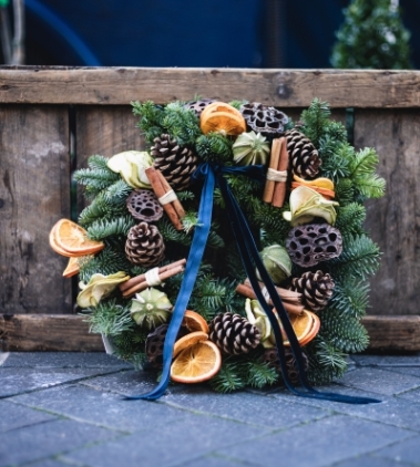 Classic Christmas Wreath Making