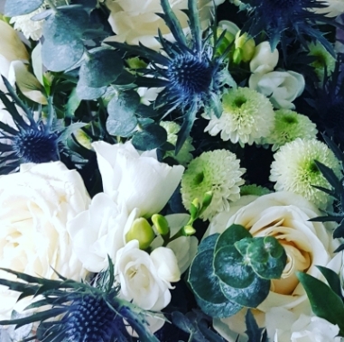 Festive Bouquet In White